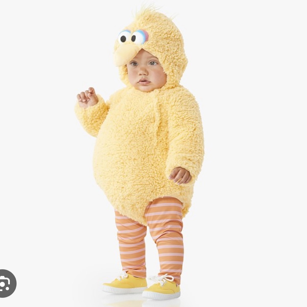 Pottery Barn Big Bird Sesame Street Costume 6-12 Months